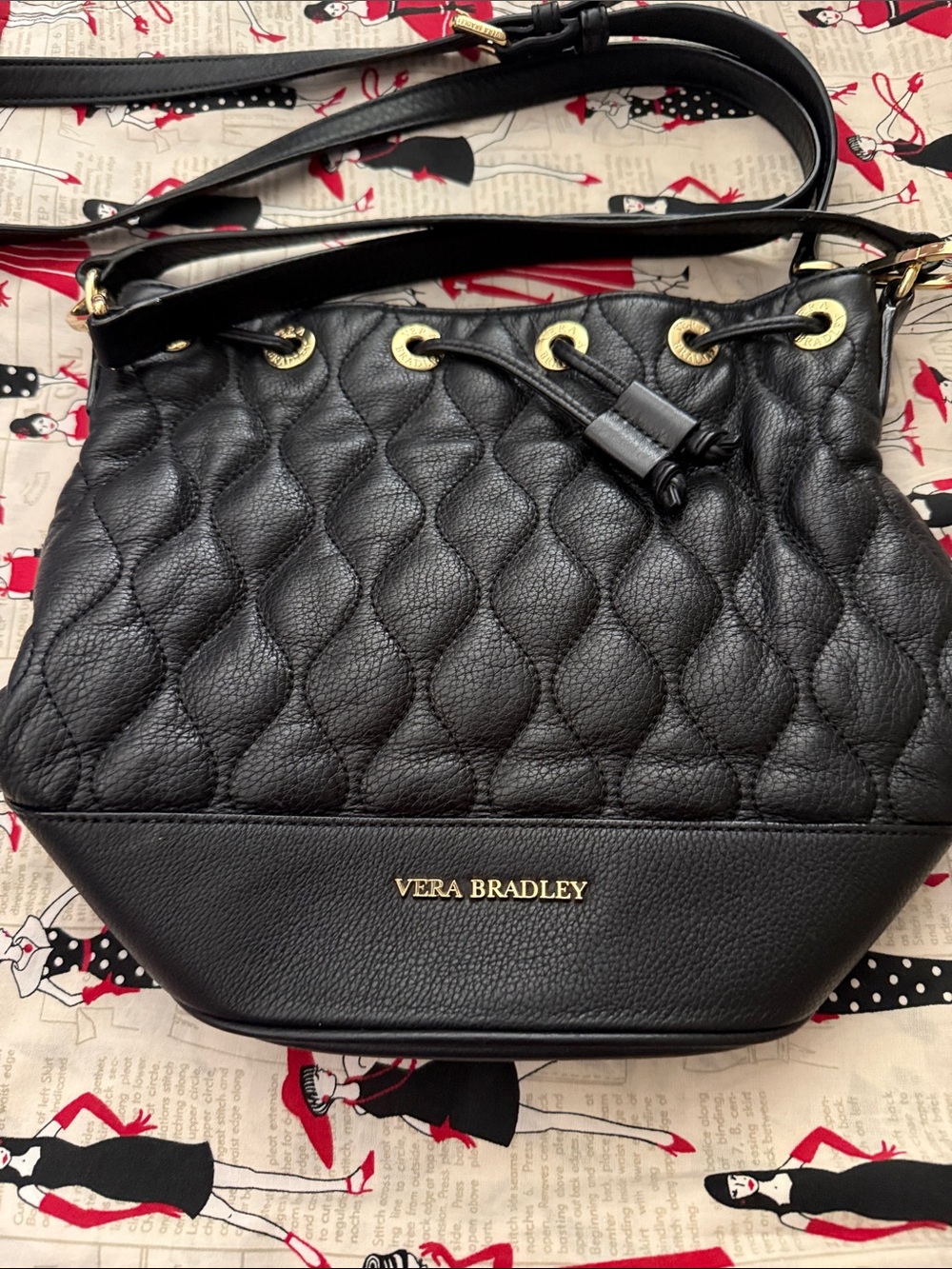 Vera Bradley Quilted Leather bag